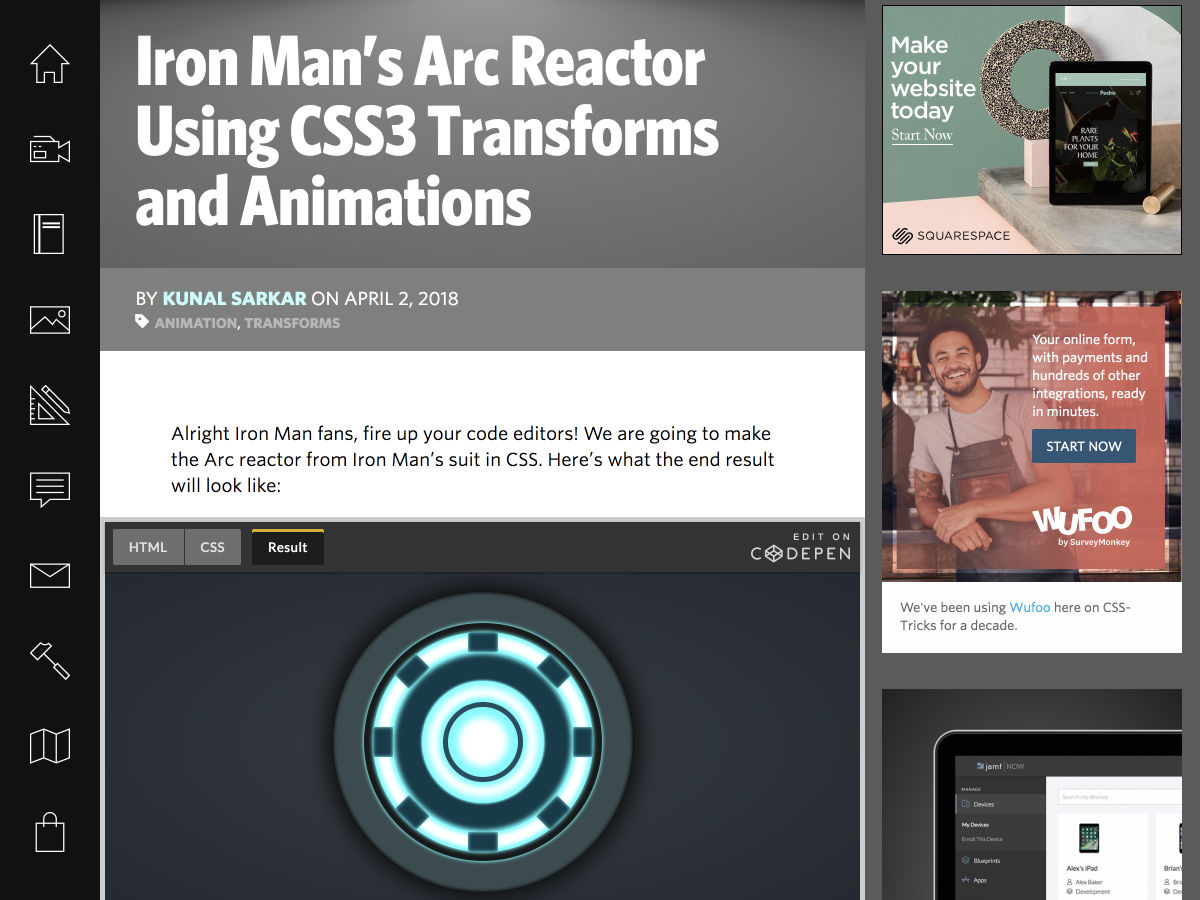 Popular design news of the week: April 2, 2018 - April 8, 2018 ironman 1
