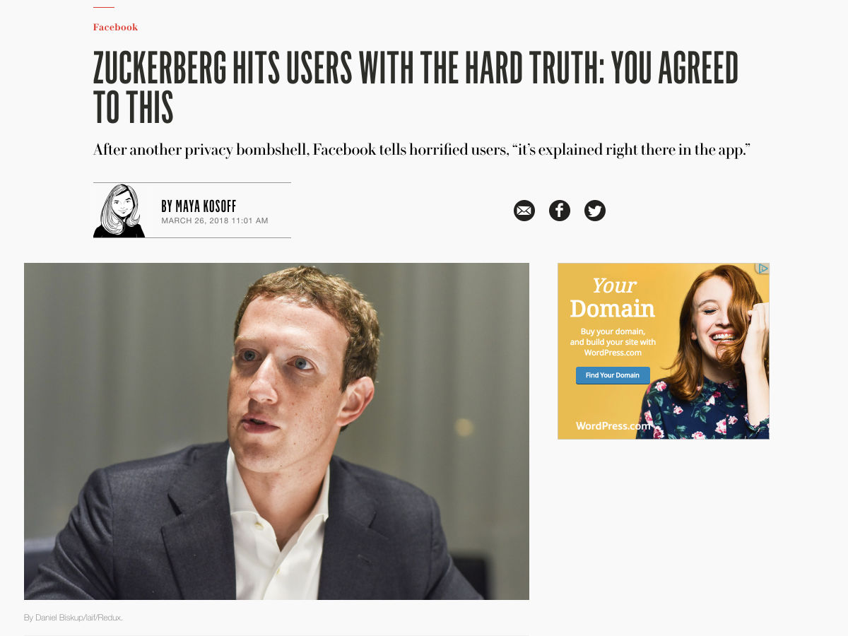 Popular design news of the week: March 26, 2018 - April 1, 2018 zuckerberg
