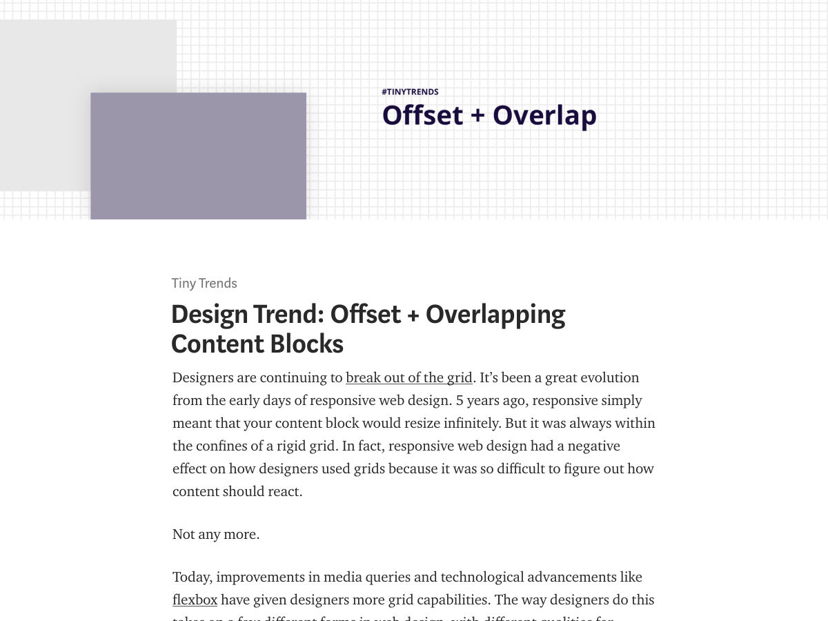 Popular design news of the week: March 26, 2018 - April 1, 2018 offset