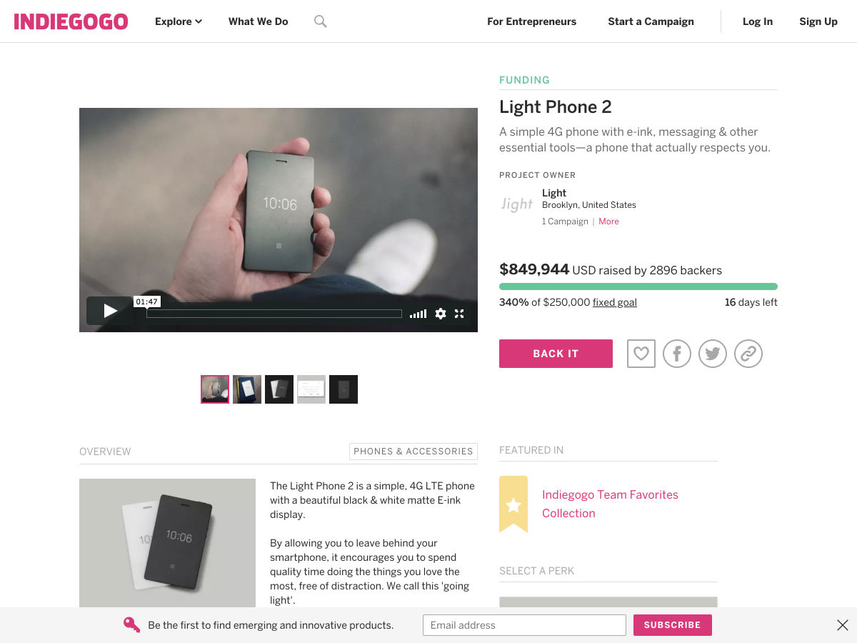 Popular design news of the week: March 5, 2018 - March 11, 2018 lightphone