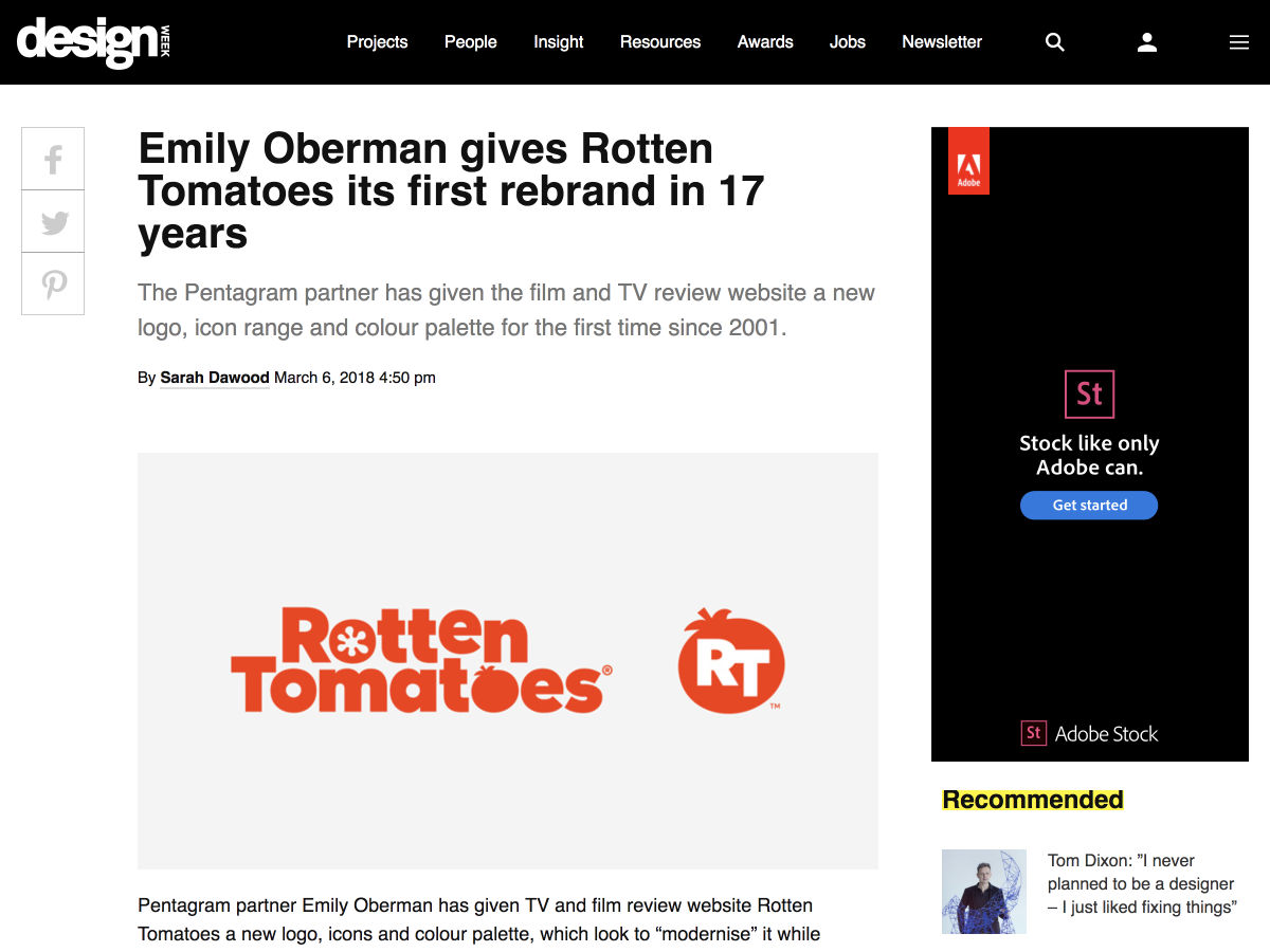 Popular design news of the week: March 5, 2018 - March 11, 2018 rottentomatoes