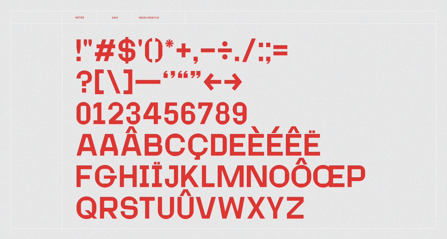 Free Download: Miter Bold m3