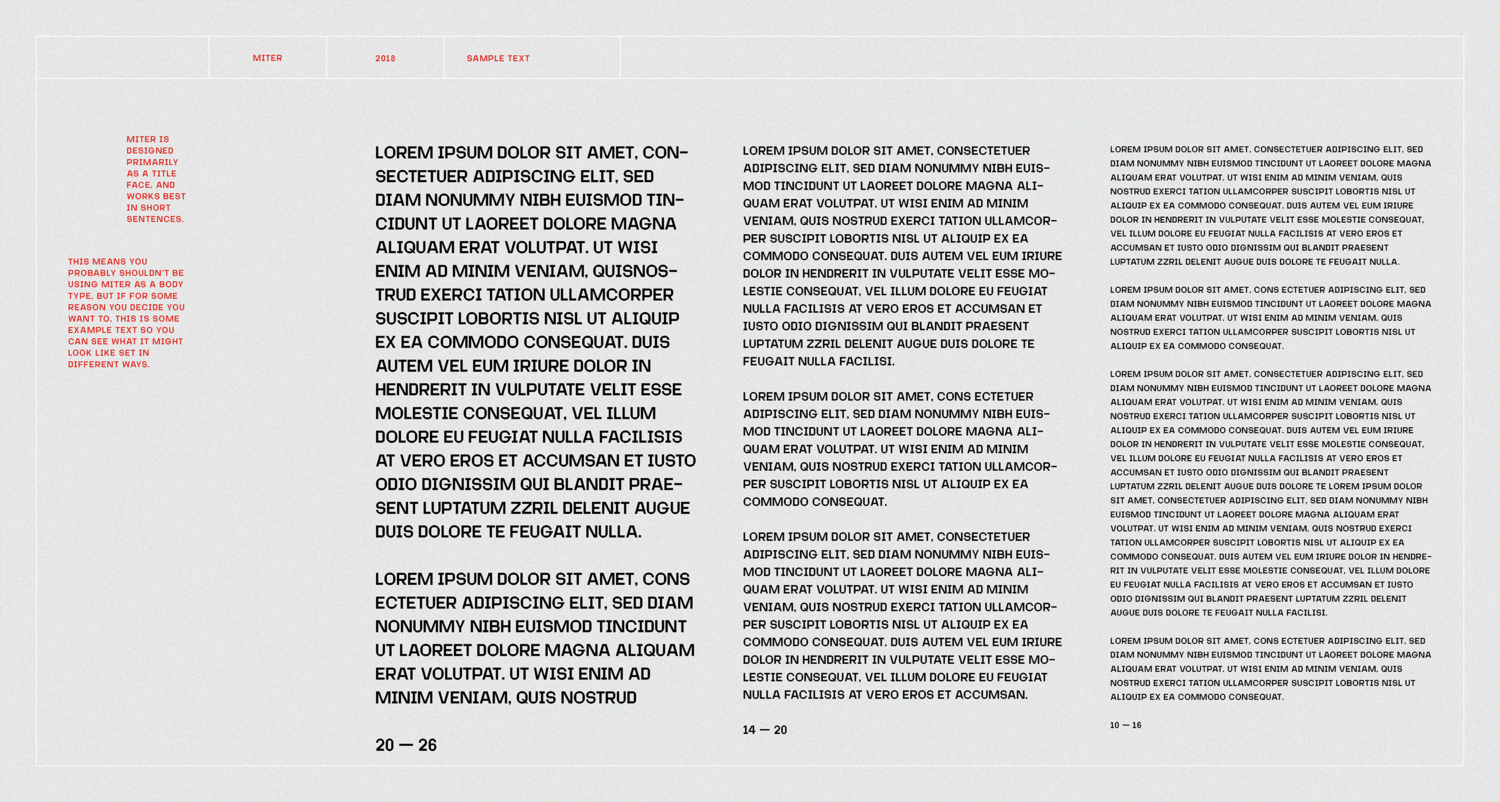 Free Download: Miter Bold m5