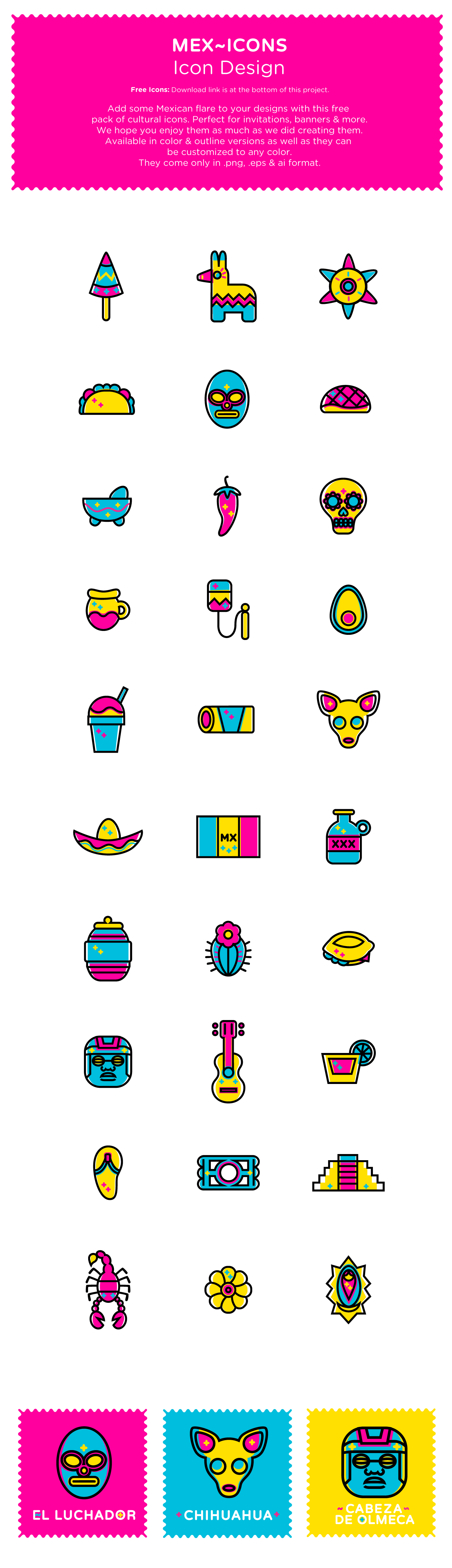 Free Download: Mex-Icons Mexicons