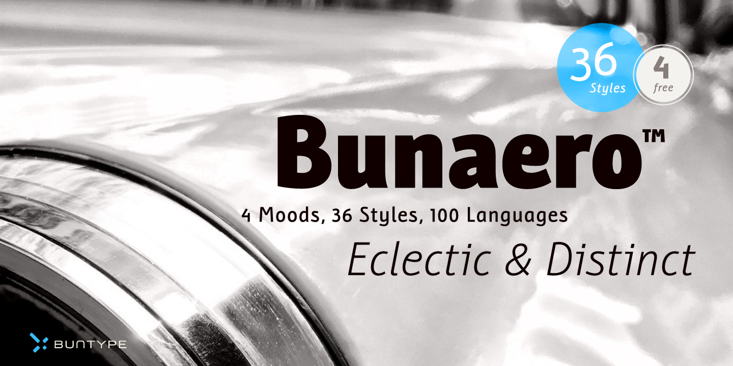 Free Download: Bunaero Type Family BunaeroPro-02
