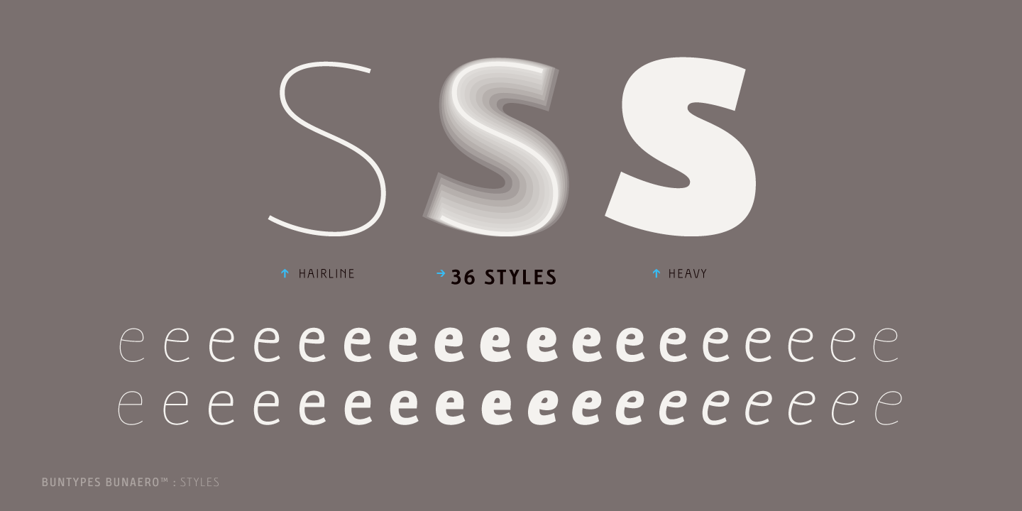 Free Download: Bunaero Type Family BunaeroPro-07