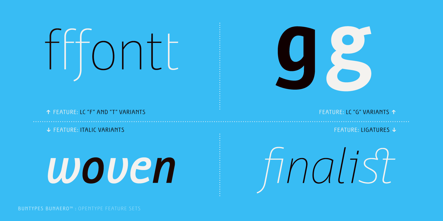 Free Download: Bunaero Type Family BunaeroPro-17