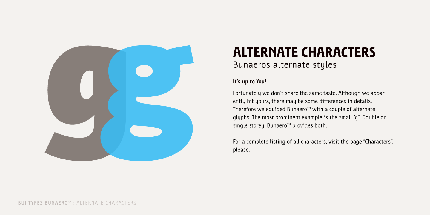 Free Download: Bunaero Type Family BunaeroPro-22