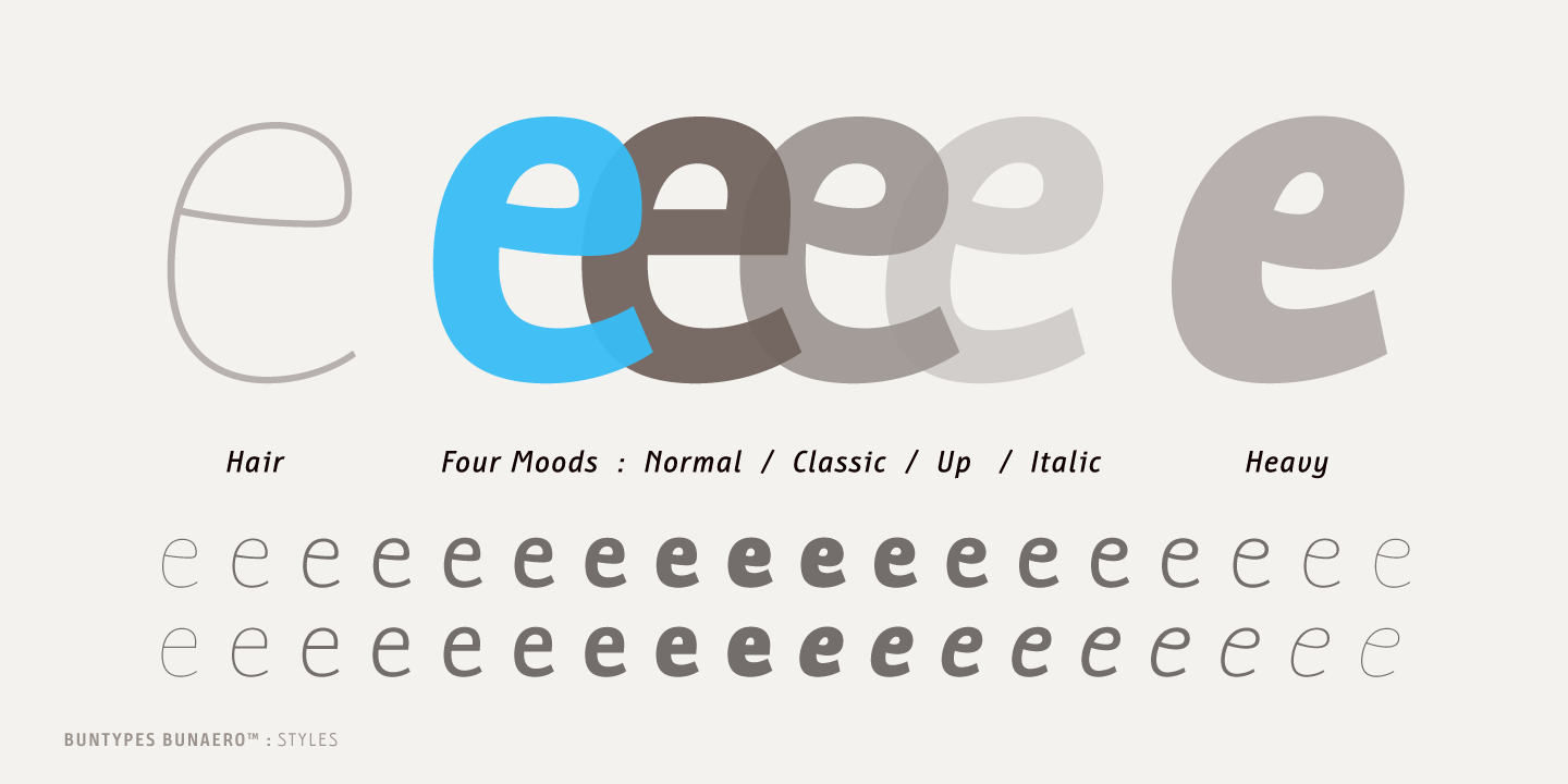 Free Download: Bunaero Type Family BunaeroPro-04