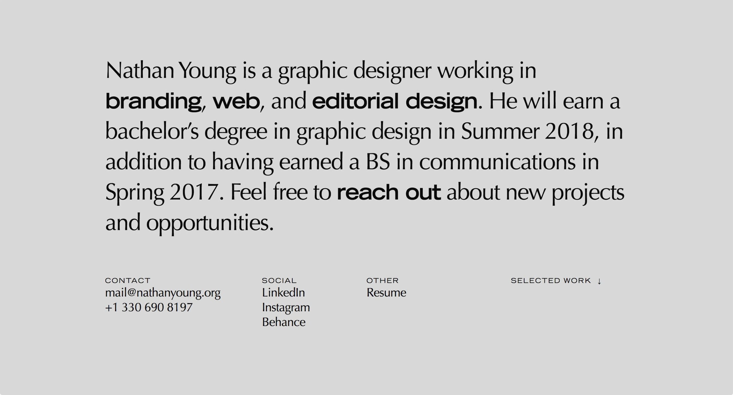 20 Best New Portfolio Sites, February 2018 017