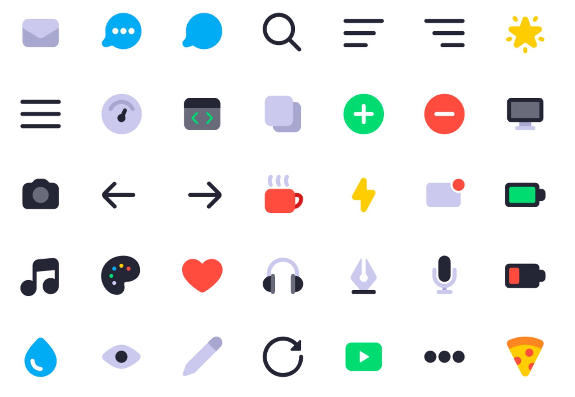 What’s New for Designers, February 2018 svg-icons