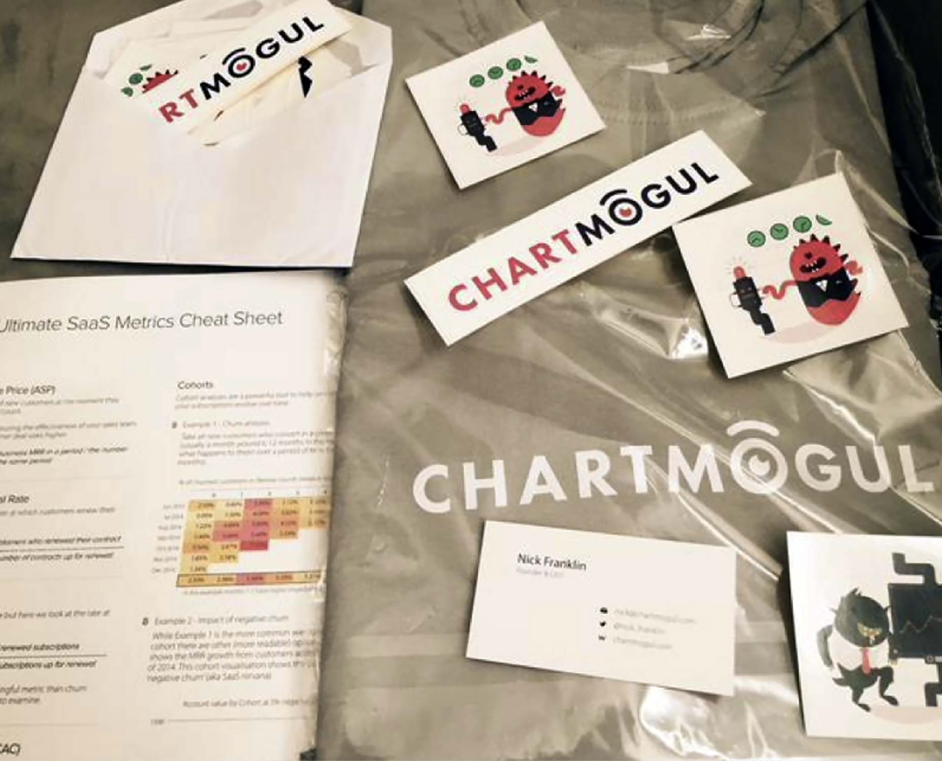 Ultimate UX Design Guide to SaaS On-Boarding, Part 6: Checkup Calls & Swag chartmogul