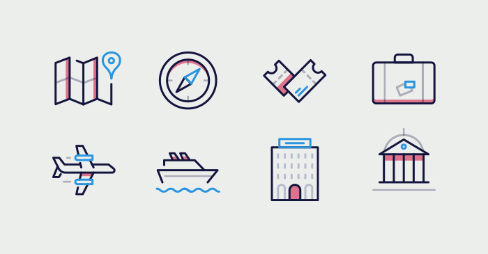 Free Download: Travel Icon Set tr2