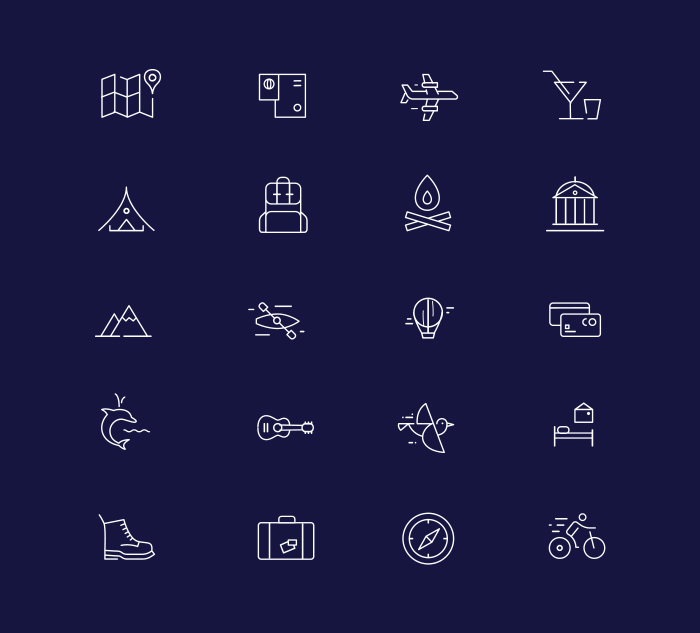 Free Download: Travel Icon Set tr5