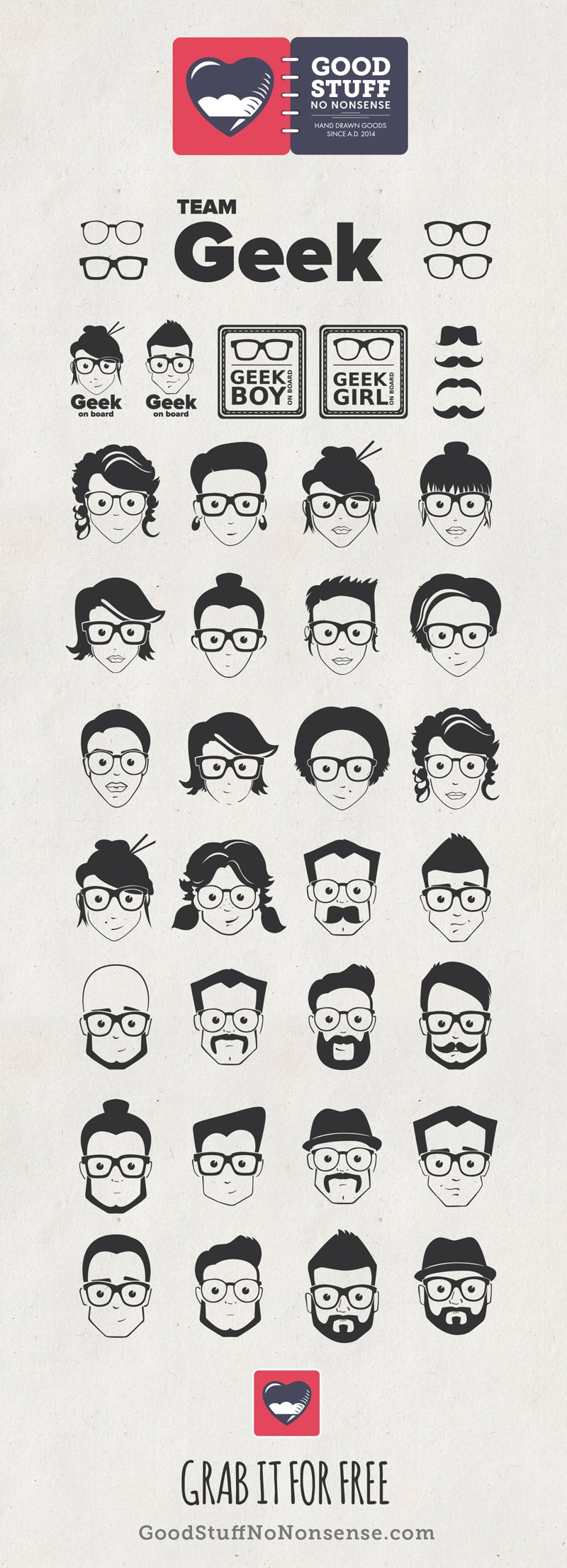 Free Download: Team Geek Pack geek-pack-free