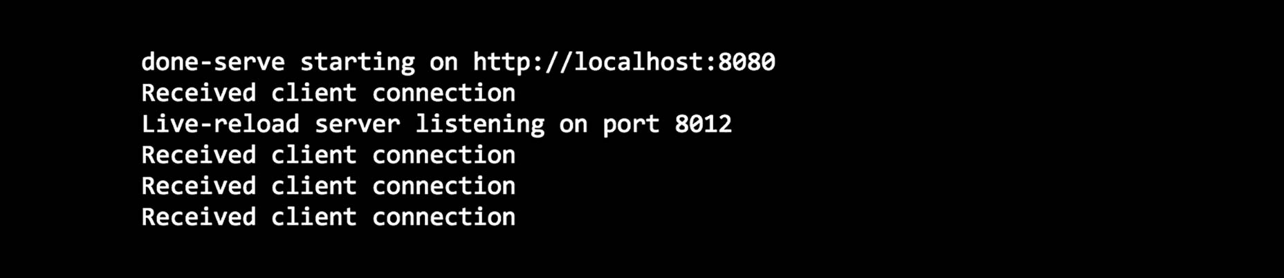 How To Create a Living Style Guide 2-terminal-server-running