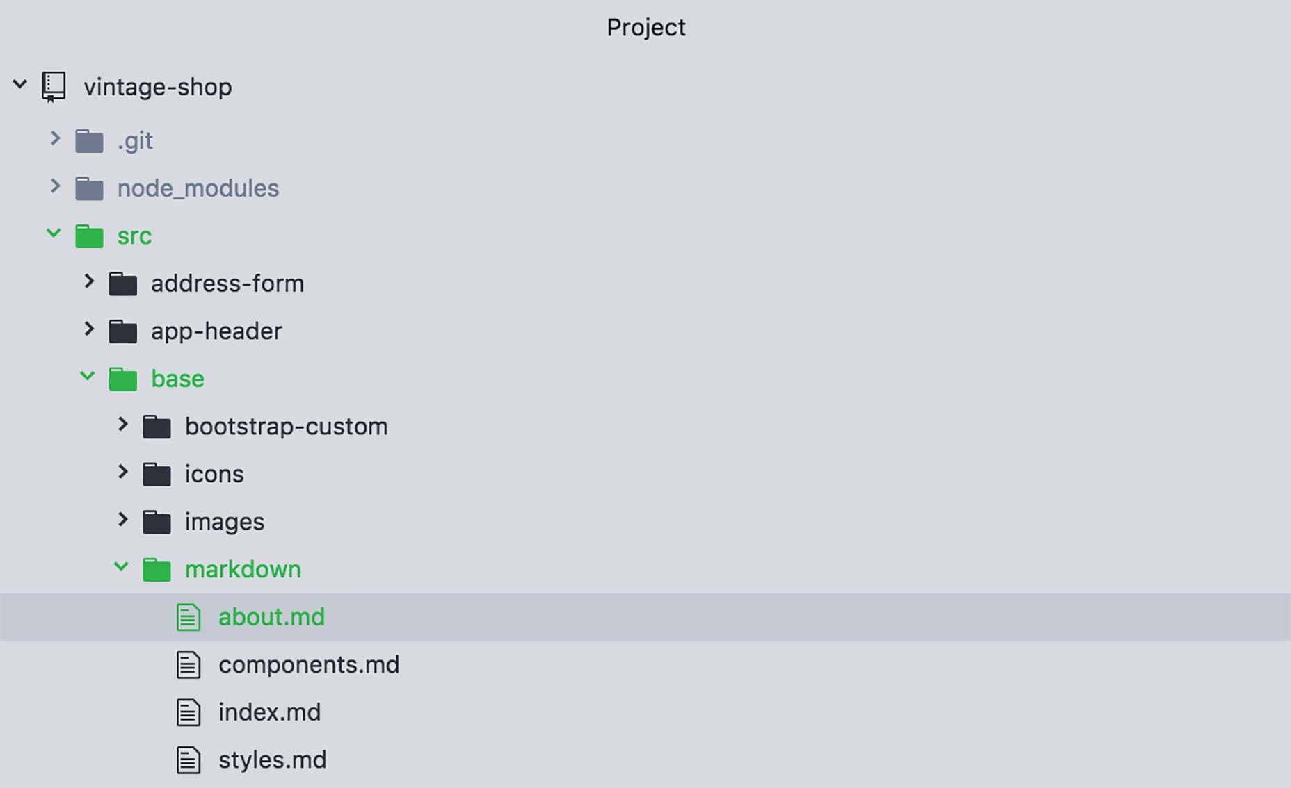 How To Create a Living Style Guide 8-project-contents-about