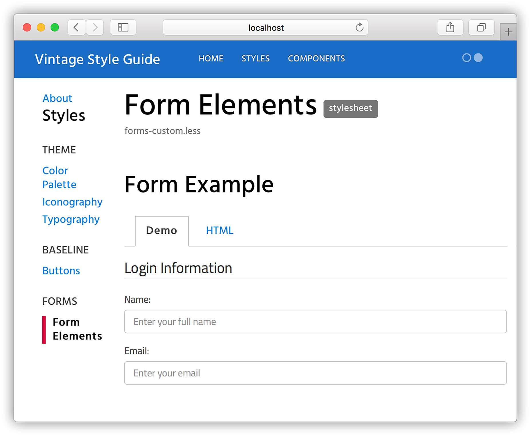 How To Create a Living Style Guide 12-style-guide-forms