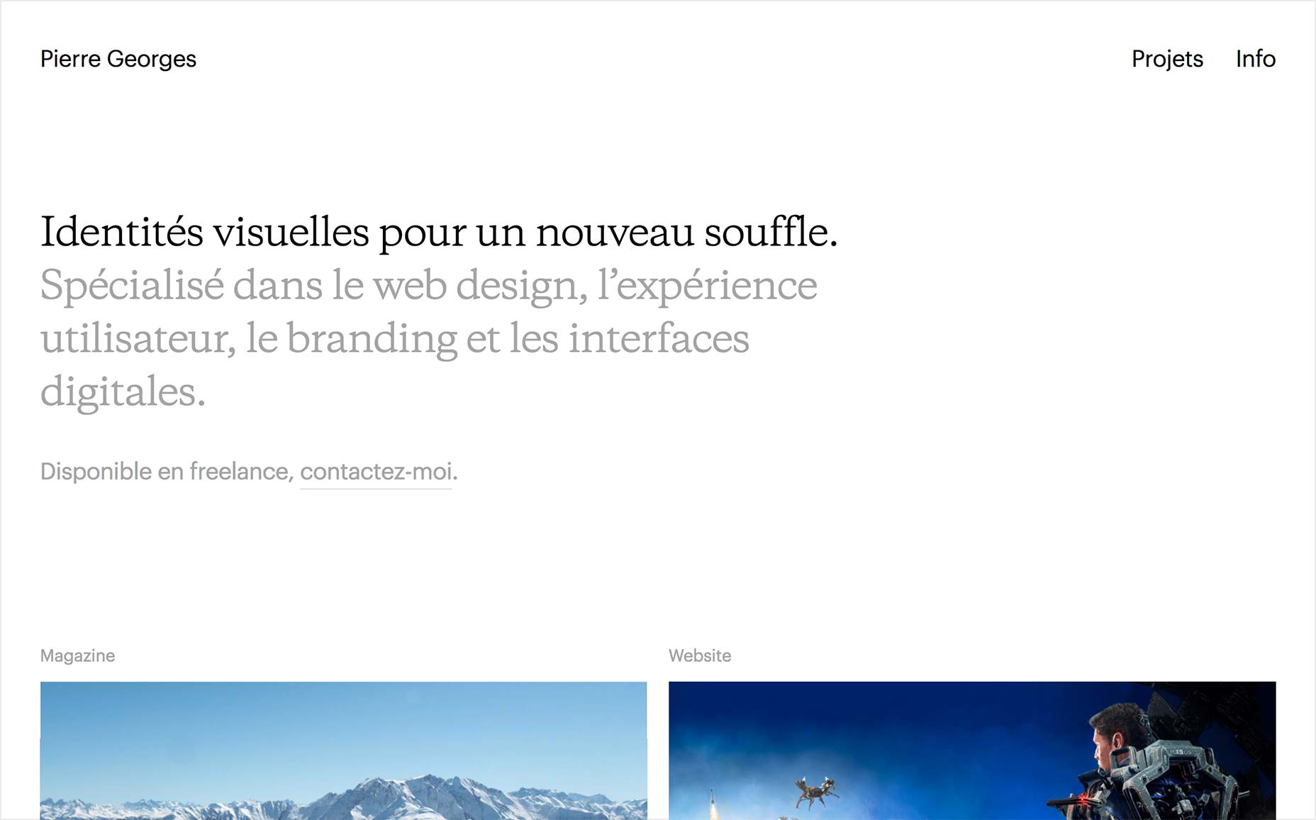 20 Best New Portfolio Sites, January 2018 017