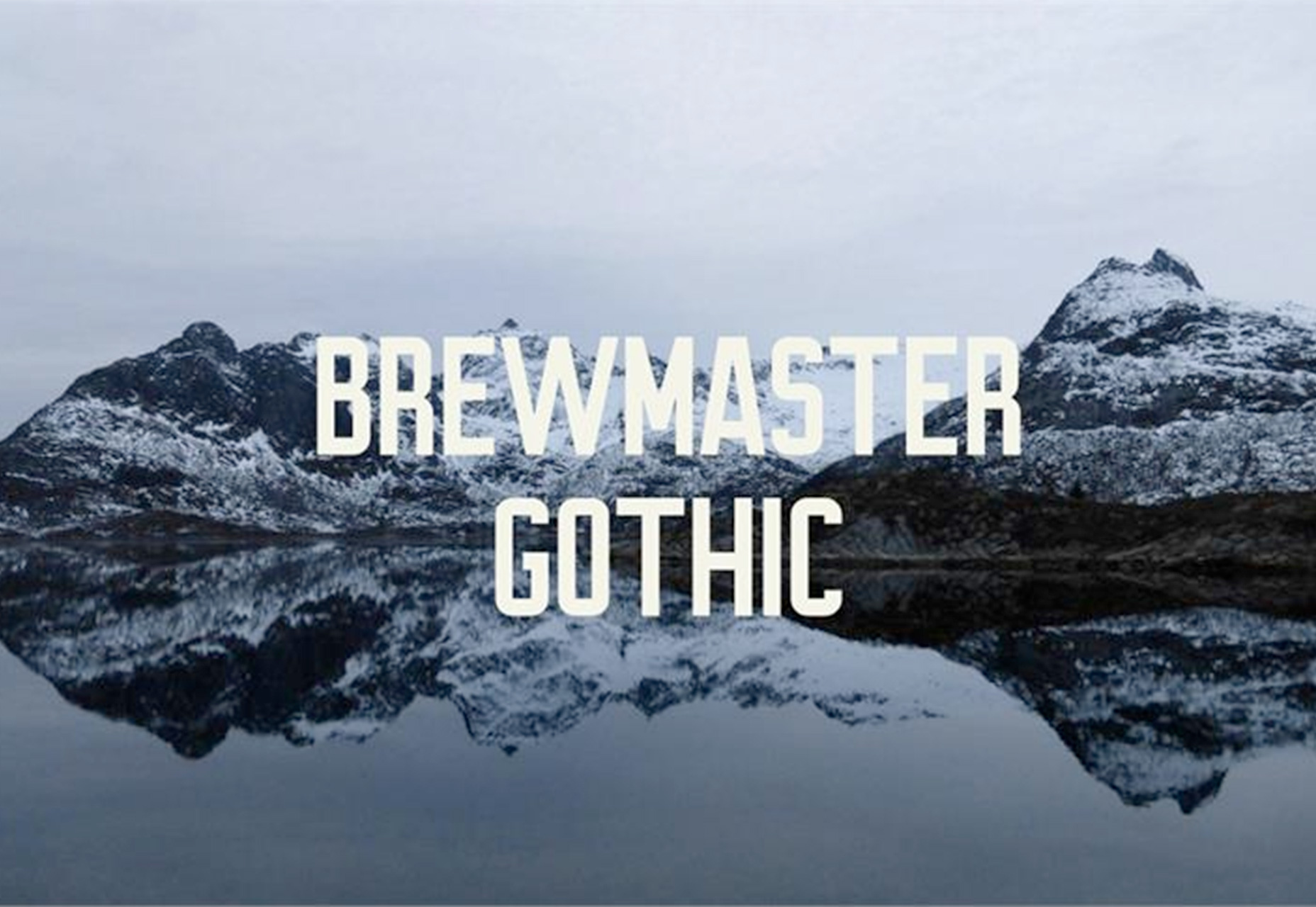 What’s New for Designers, December 2017 brewmaster-gothic