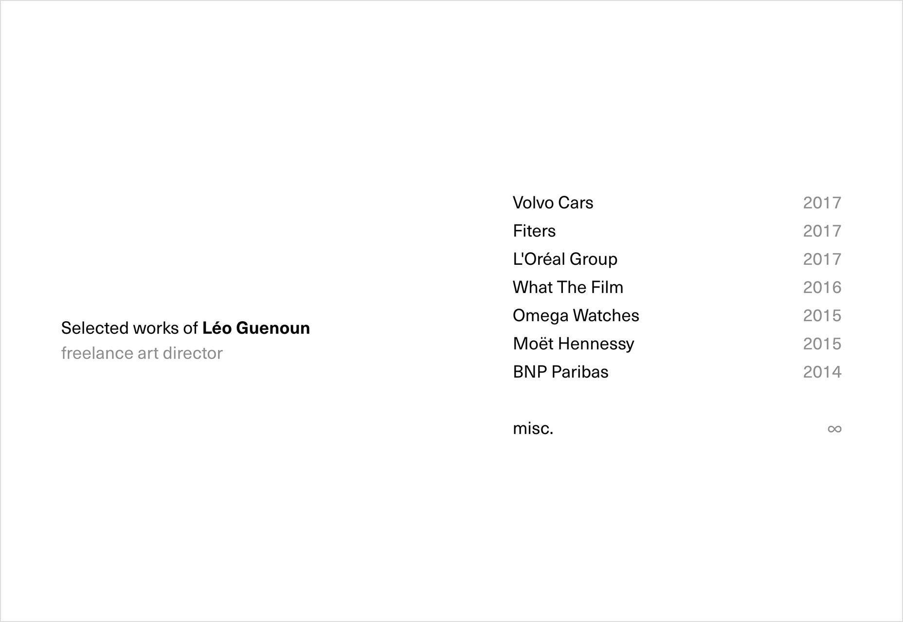 20 Best New Portfolio Sites, December 2017 010