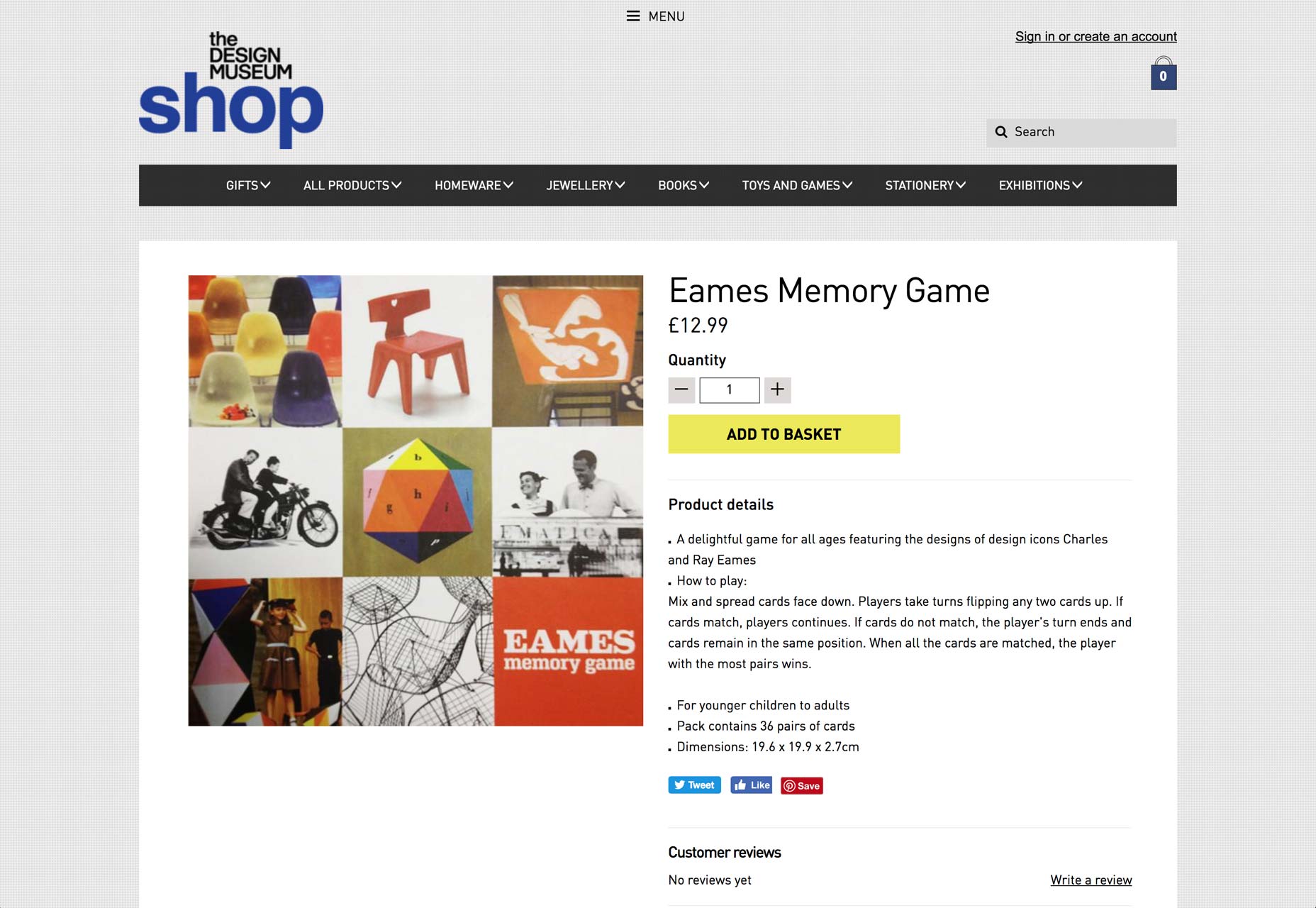 30 Creative Gifts for Designers, Christmas 2017 eames-game