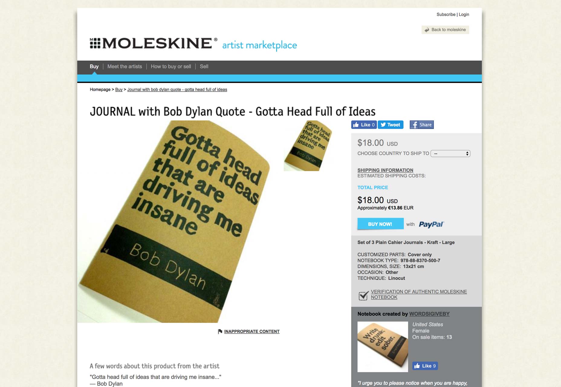 30 Creative Gifts for Designers, Christmas 2017 moleskine-custom