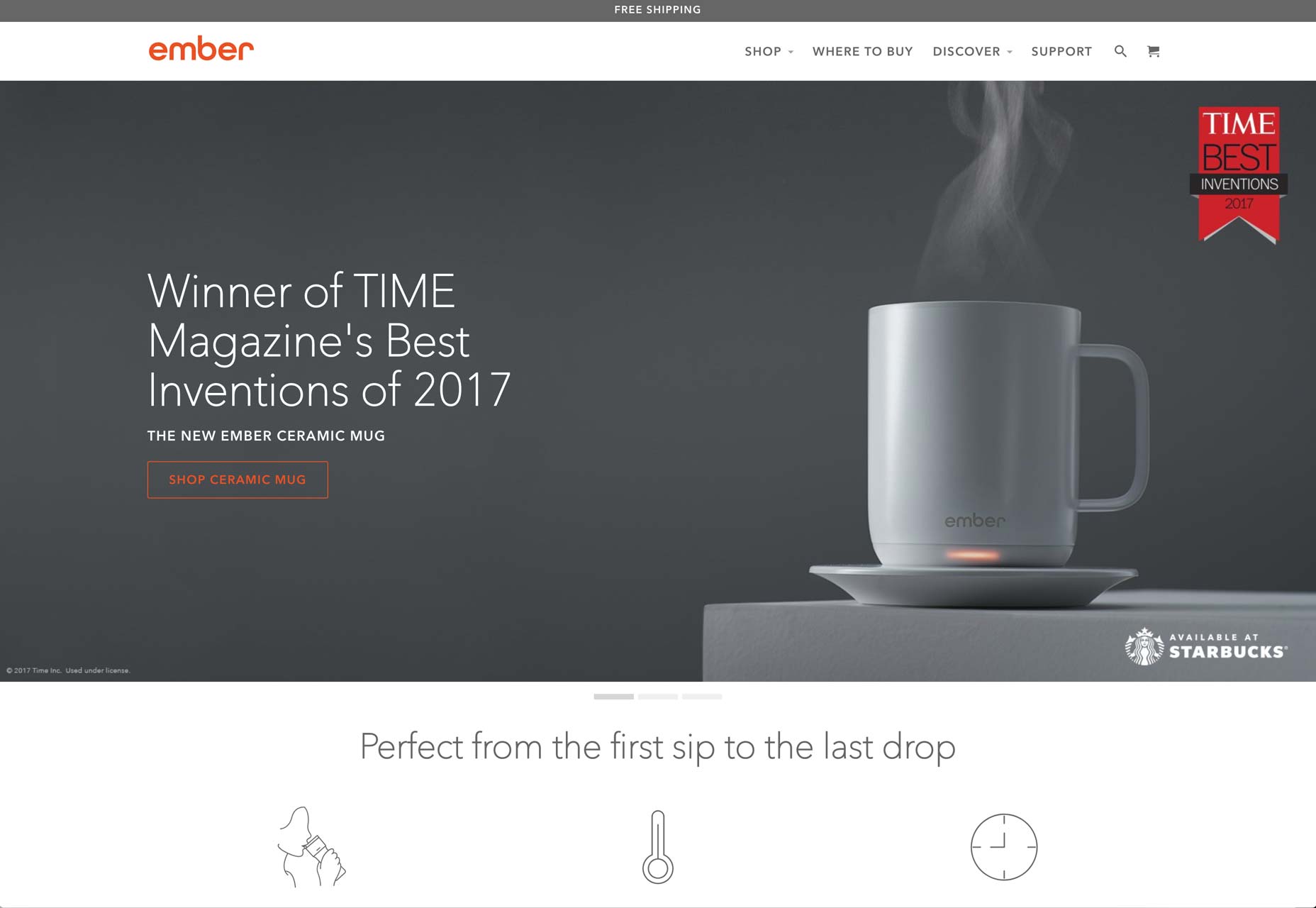 30 Creative Gifts for Designers, Christmas 2017 ember-mug