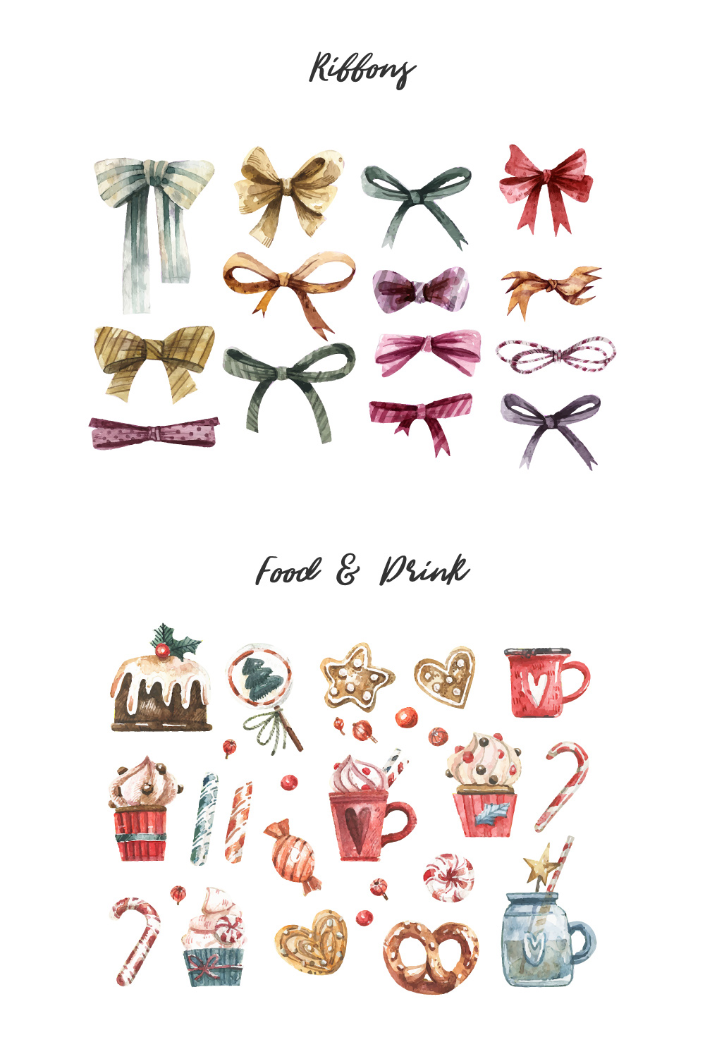 Free Download: Watercolor Christmas 2