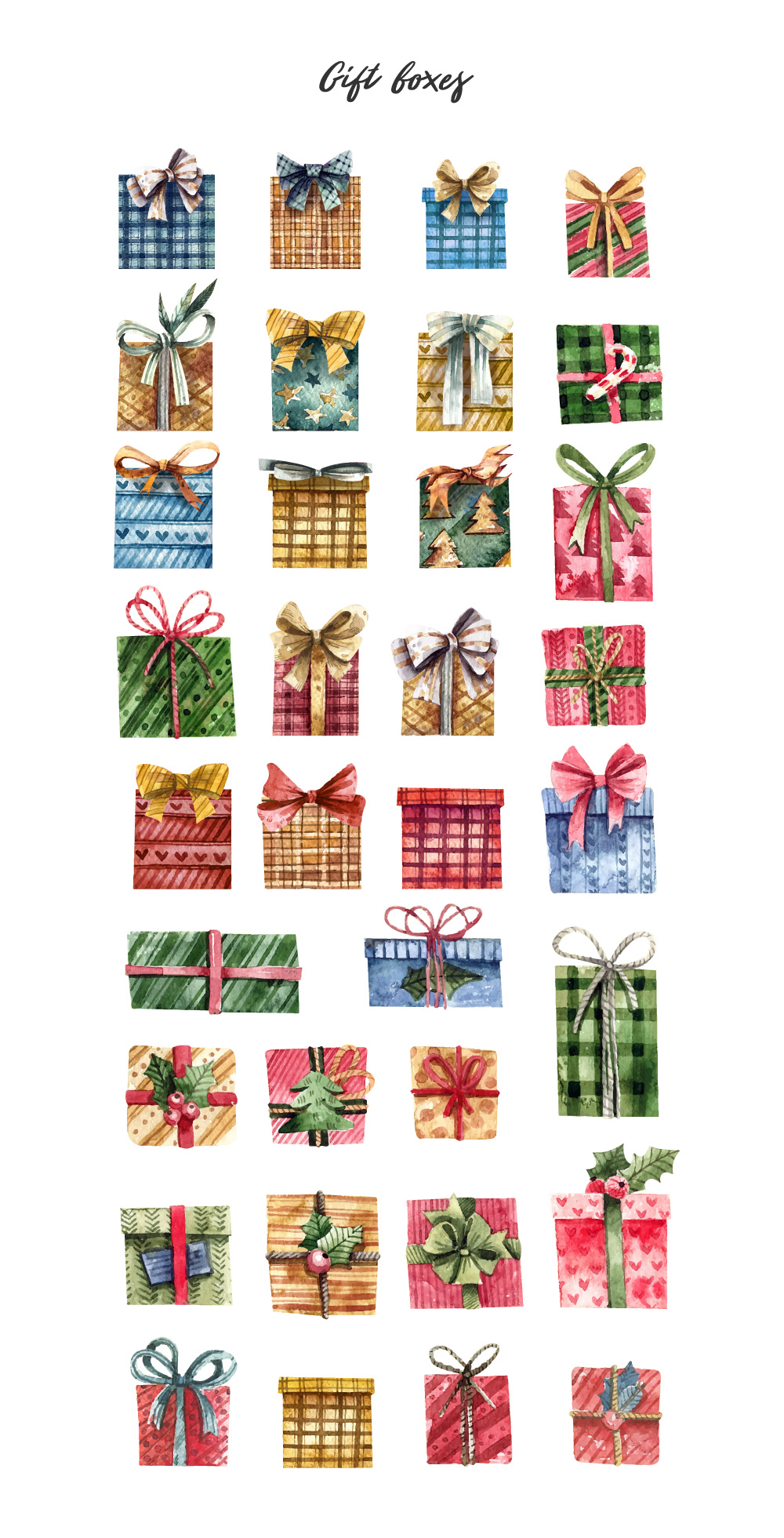 Free Download: Watercolor Christmas 7