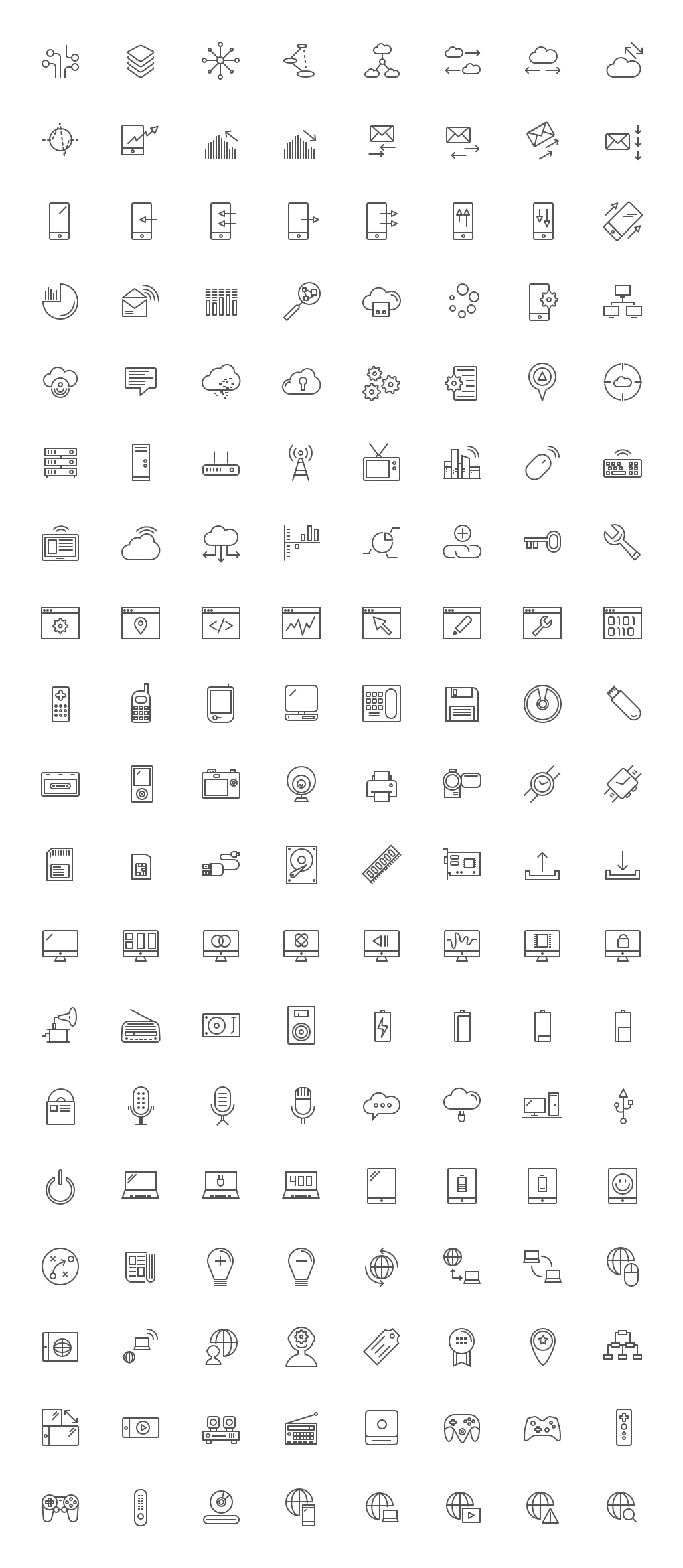 Free Download: 150+ Tech Icons Swifticons-Tech-Outlined