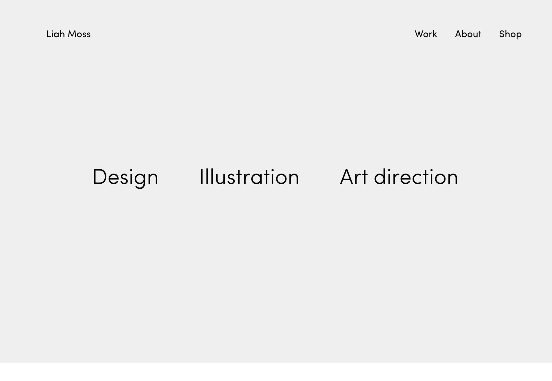 20 Best New Portfolio Sites, November 2017 liahmoss
