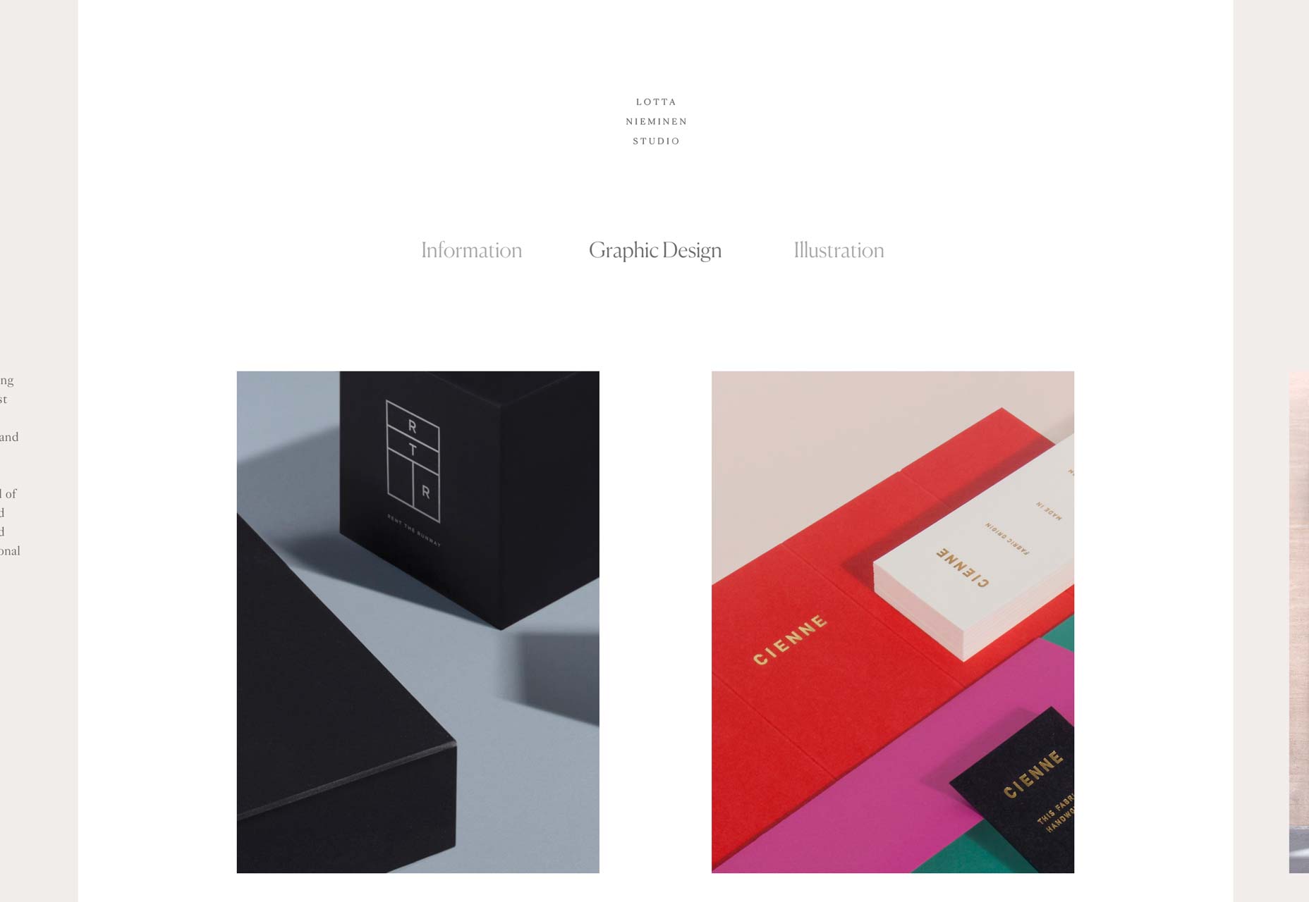 20 Best New Portfolio Sites, November 2017 lottanieminen