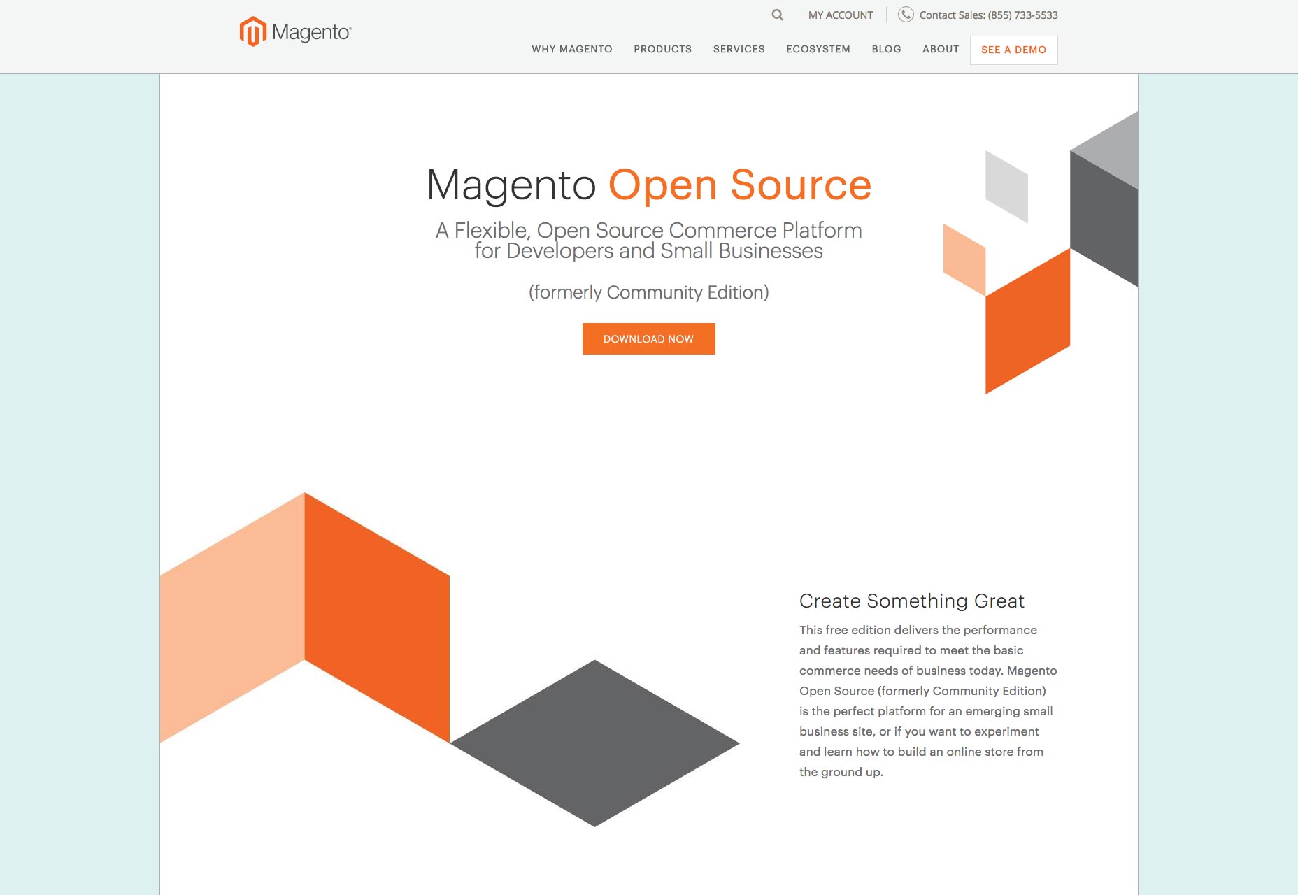 14 Best eCommerce Options for Designers 02-magento