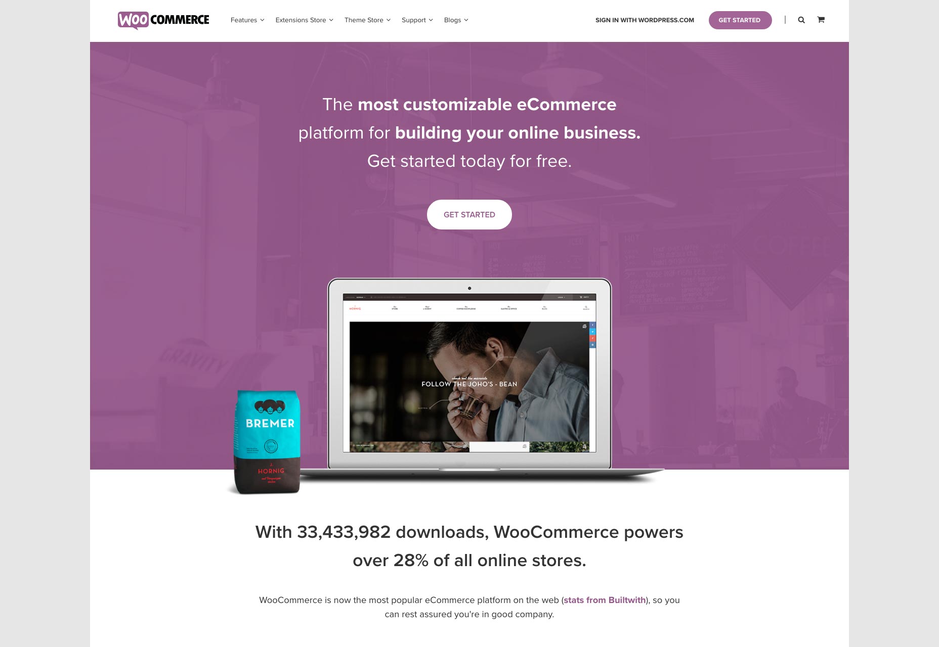 14 Best eCommerce Options for Designers 04-woocommerce
