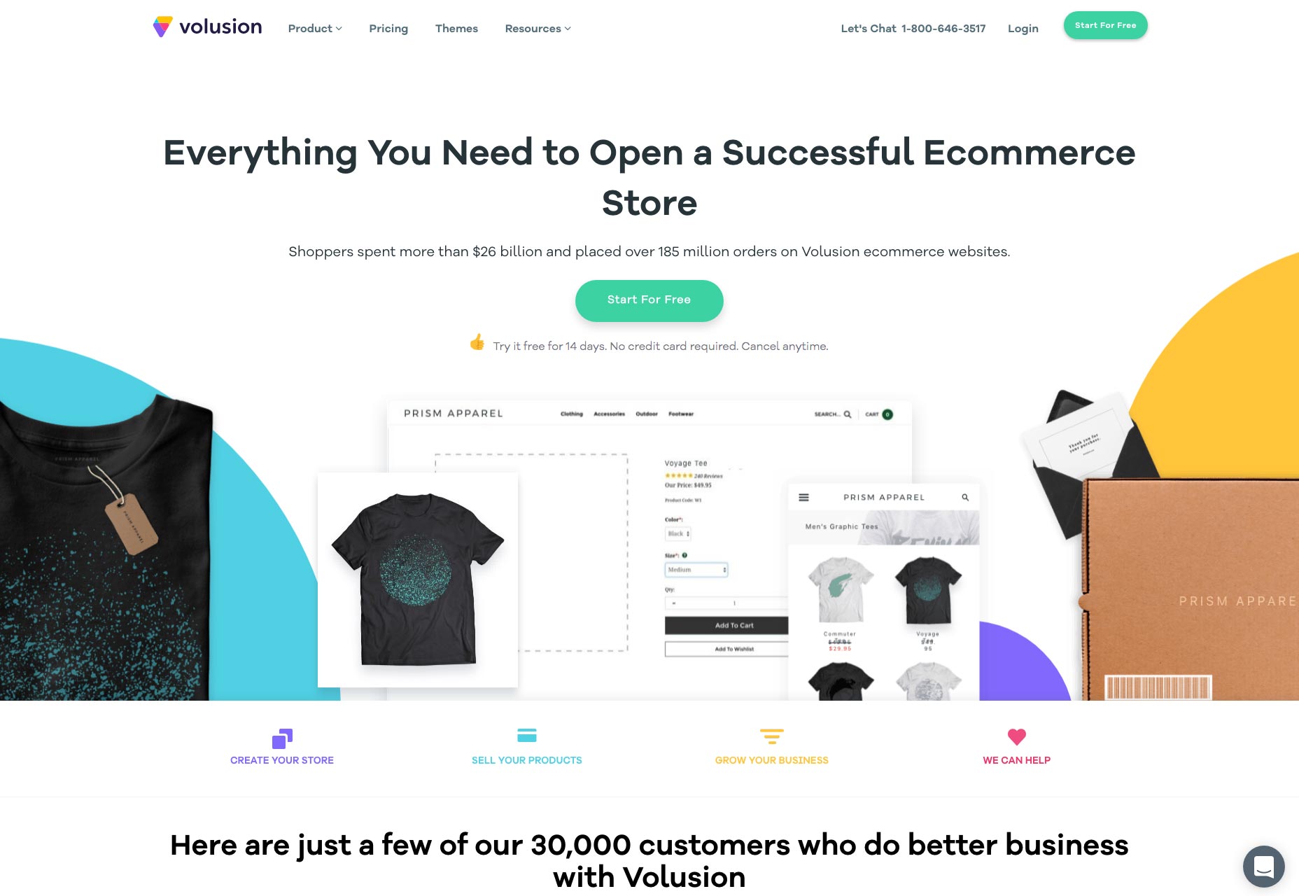 14 Best eCommerce Options for Designers 06-volusion