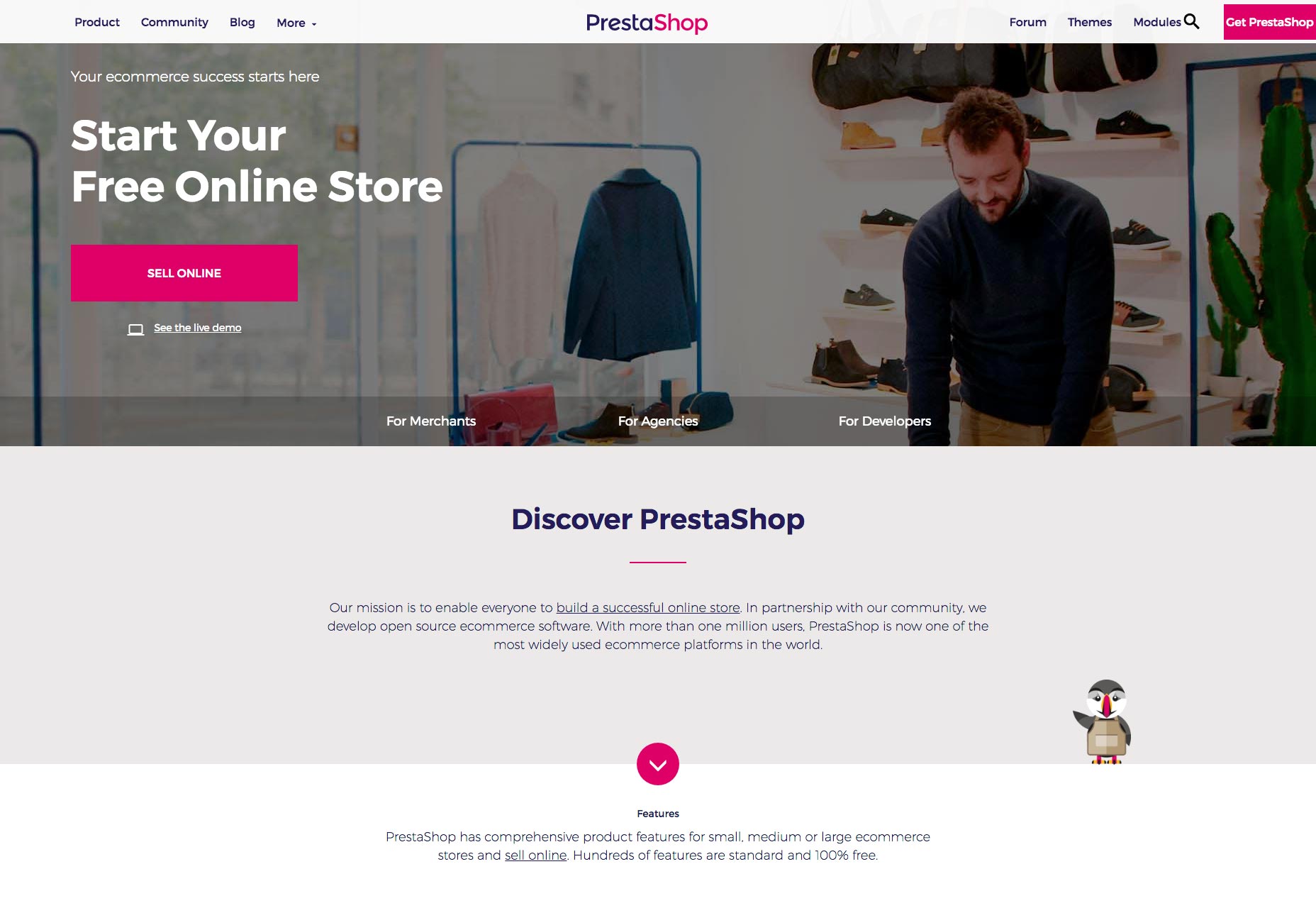 14 Best eCommerce Options for Designers 09-prestashop
