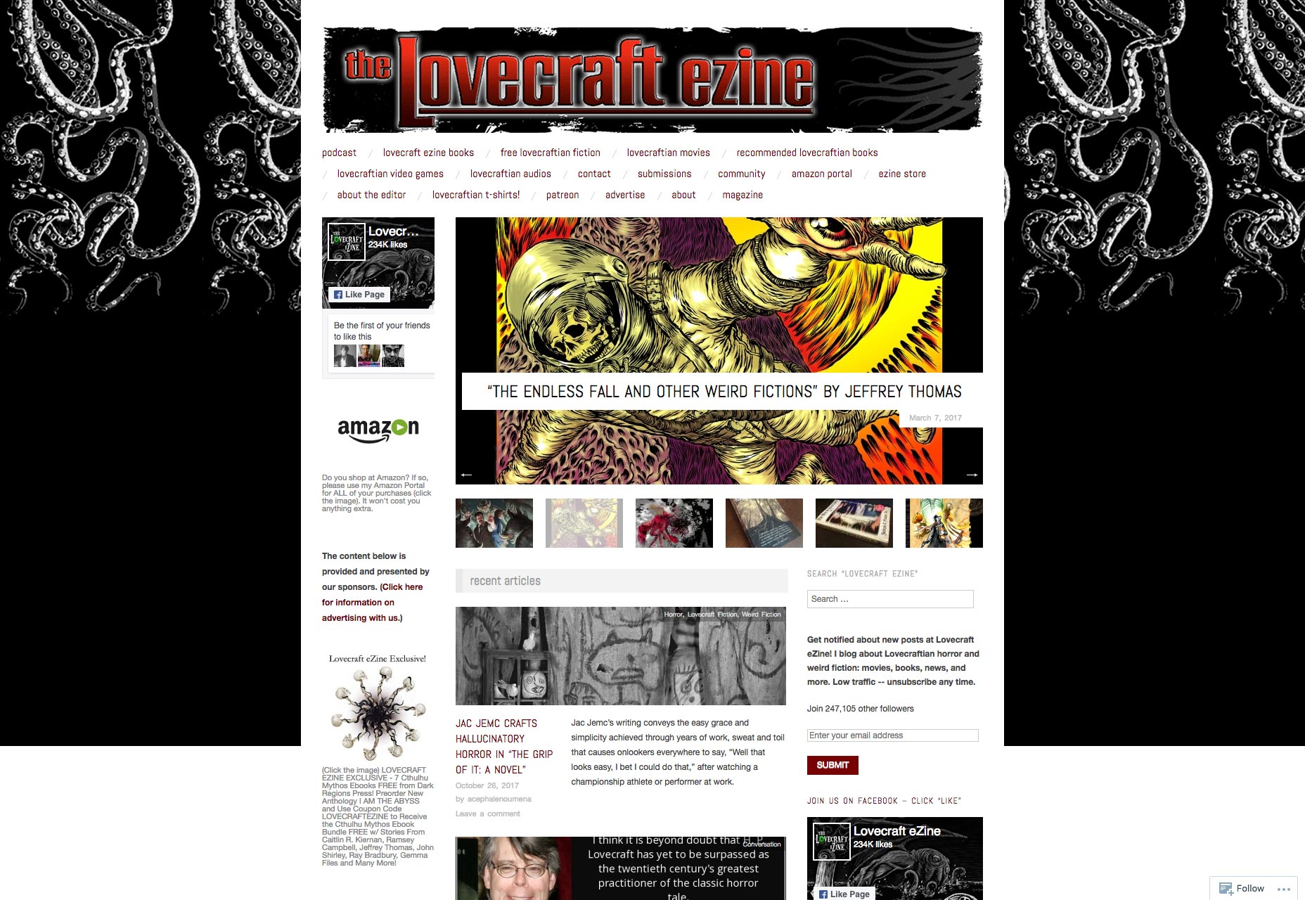 13 Spookiest Sites on the Web 12-lovecraft