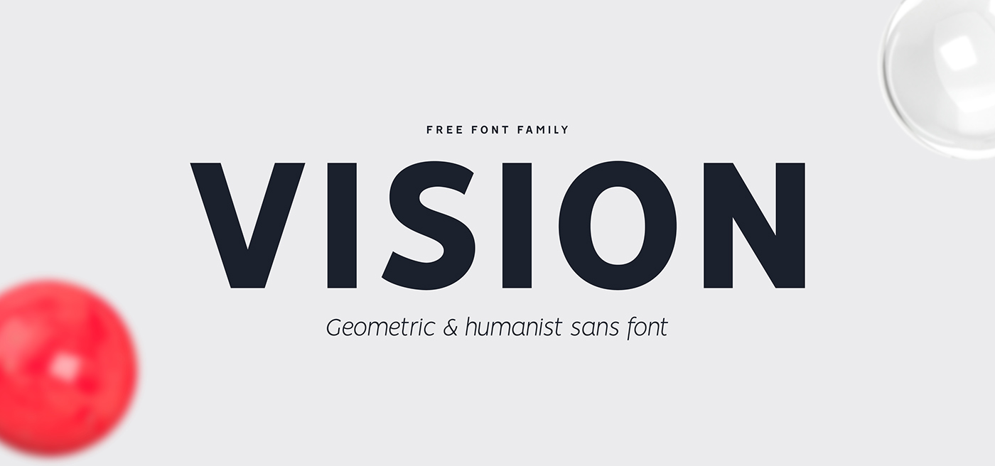 Free Download: Vision Family of 12 Fonts v1