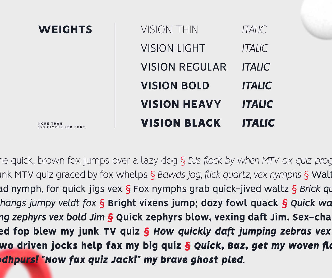 Free Download: Vision Family of 12 Fonts v8