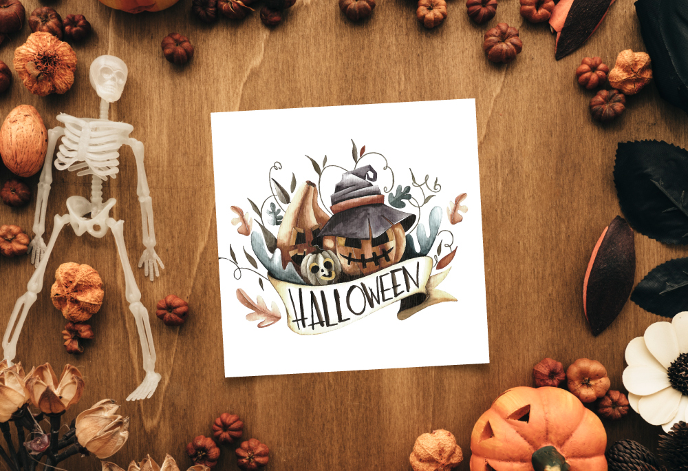 Free Download: Watercolor Halloween Set 6