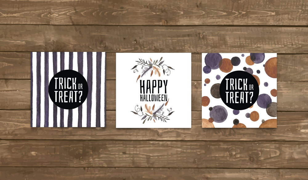 Free Download: Watercolor Halloween Set 4