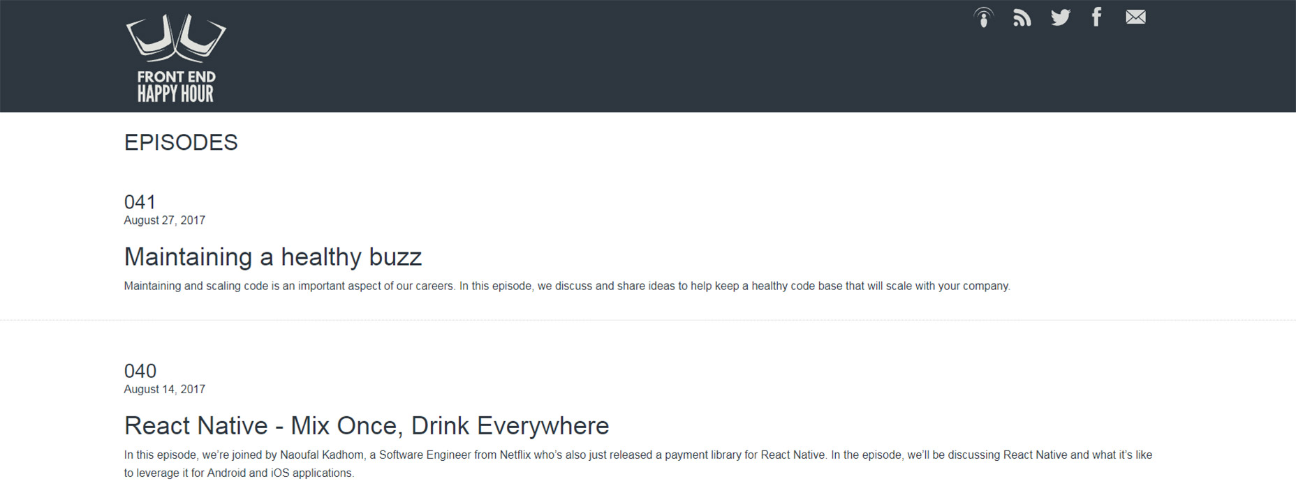 12 Best Web Design Podcasts 02-frontend-happy-hour-plugin