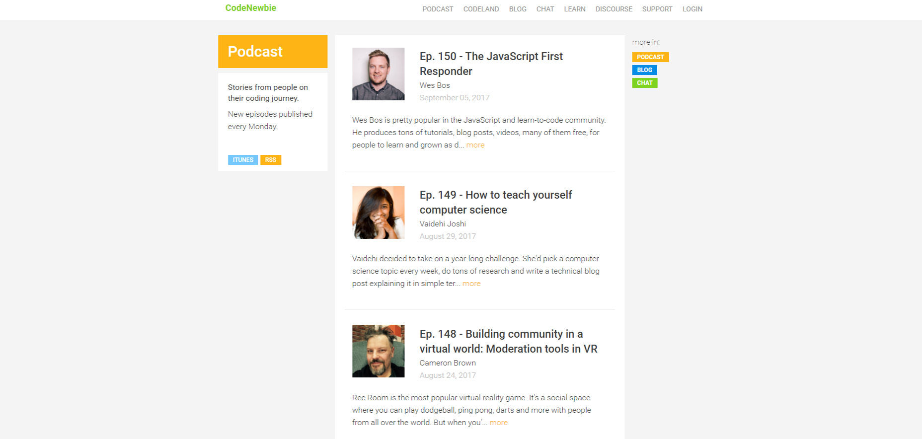 12 Best Web Design Podcasts 06-codenewbie-podcast