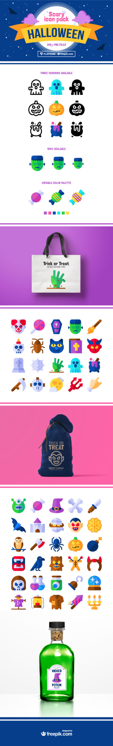Free Download: Halloween Icons HI