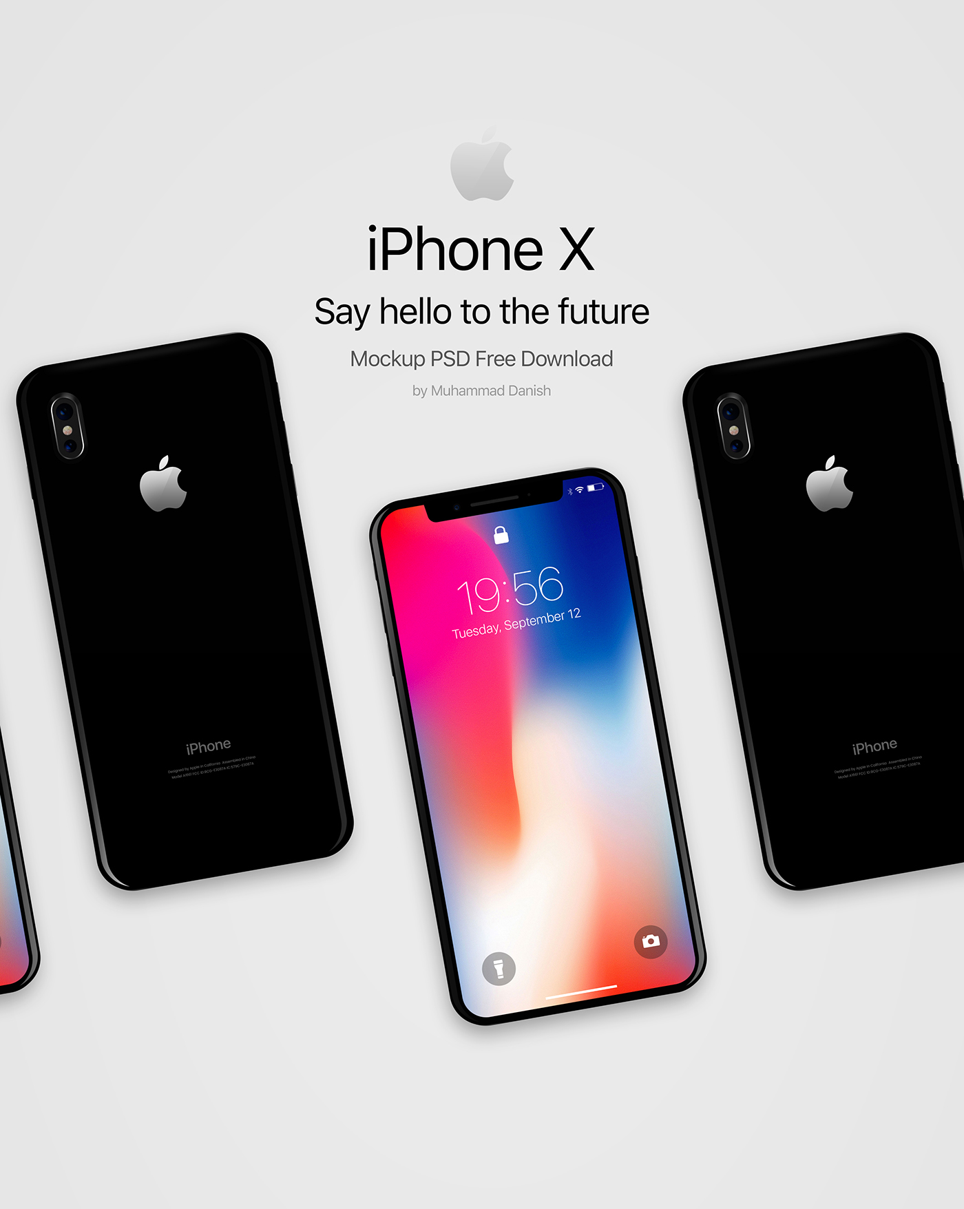 Free Download: iPhone X Mockup PSD iPhoneX