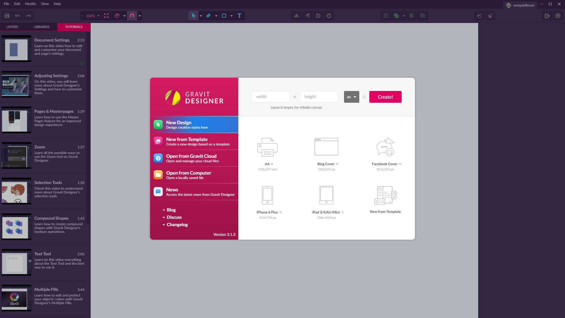 Getting Started With Free Vector App Gravit intro