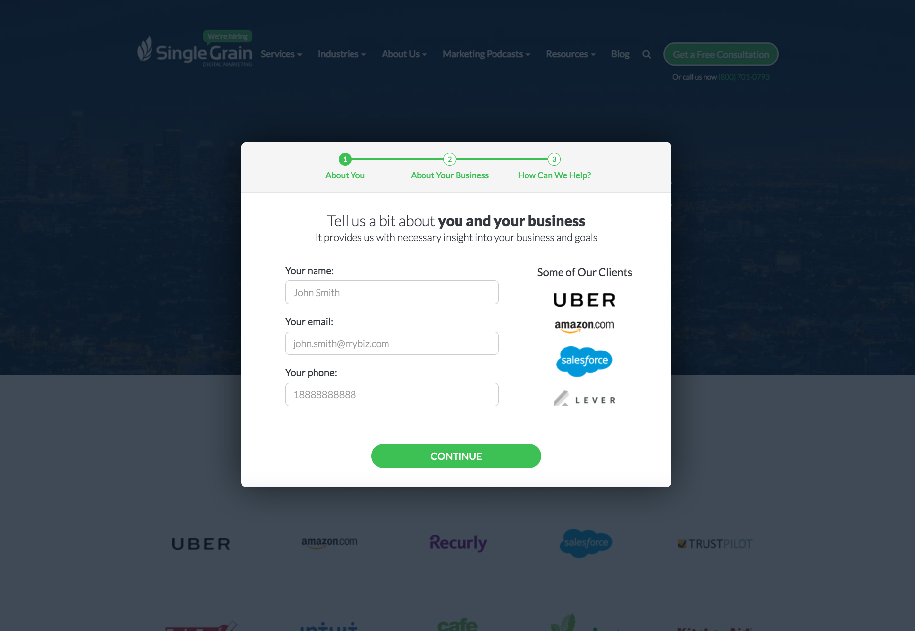 Ultimate UX Design Guide to SaaS On-Boarding, Part 1: Sign-up Forms 4_single_grain