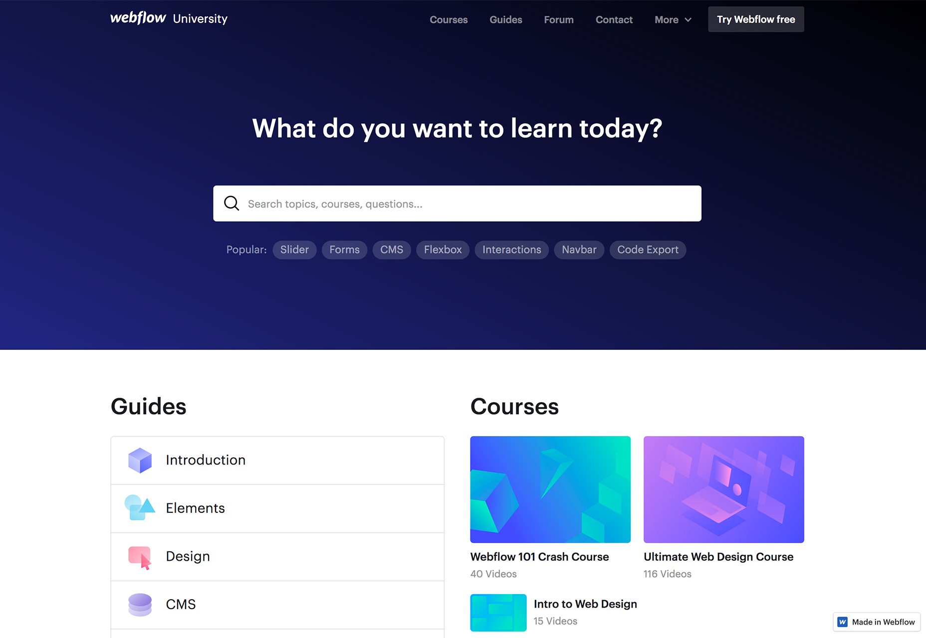 What’s New for Designers, September 2017 webflow