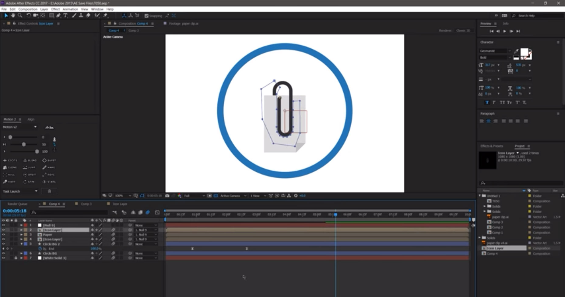 12 Free AE Tutorials for UX Professionals 12-animated-icon-design-after-effects